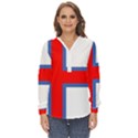 Faroe Zip Up Long Sleeve Blouse View1