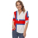 Faroe Zip Up Long Sleeve Blouse View2