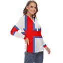 Faroe Zip Up Long Sleeve Blouse View3