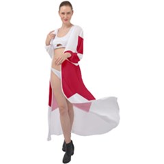 Anglo Irish Flag Maxi Chiffon Beach Wrap