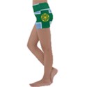 Derbyshire Flag Kids  Lightweight Velour Yoga Shorts View2