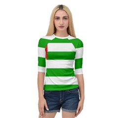 Abkhazia Quarter Sleeve Raglan Tee
