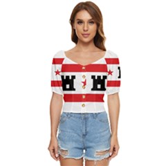 Drenthe Flag Button Up Blouse