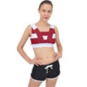 Latvia V-Back Sports Bra View1
