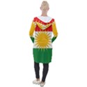 Kurdistan Flag Hooded Pocket Cardigan View2