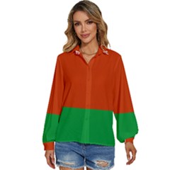 Belarus Women s Long Sleeve Button Down Shirt