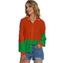 Belarus Women s Long Sleeve Button Down Shirt View2