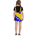 Bosnia And Herzegovina Kids  Short Overalls View4