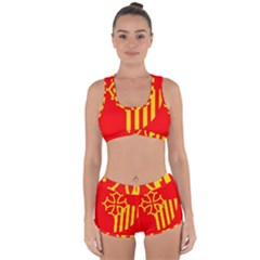 Languedoc Roussillon Flag Racerback Boyleg Bikini Set