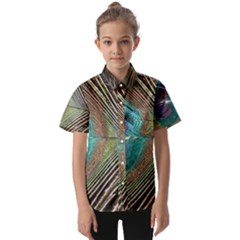 Peacock Kids  Short Sleeve Shirt