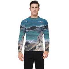 Isla Mujeres Mexico Men s Long Sleeve Rash Guard