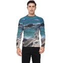 Isla mujeres mexico Men s Long Sleeve Rash Guard View1
