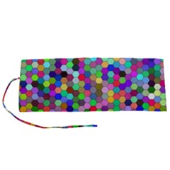 Background Color Roll Up Canvas Pencil Holder (s)