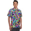 Background Color Men s Polo Tee View1