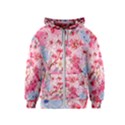Angelica Floral  Kids  Zipper Hoodie View1
