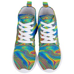 My Bubble Project Fit To Screen Women s Lightweight High Top Sneakers