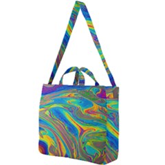 My Bubble Project Fit To Screen Square Shoulder Tote Bag by artworkshop