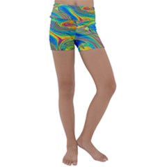 My Bubble Project Fit To Screen Kids  Lightweight Velour Yoga Shorts
