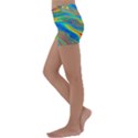 My Bubble Project Fit To Screen Kids  Lightweight Velour Yoga Shorts View2