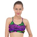 Colorful Zebra Basic Training Sports Bra View1