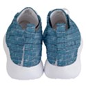 White And Blue Brick Wall Women s Lightweight High Top Sneakers View4