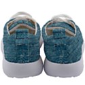 White And Blue Brick Wall Kids Athletic Shoes View4