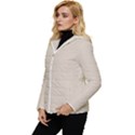 Beige Gradient Women s Hooded Quilted Jacket View2