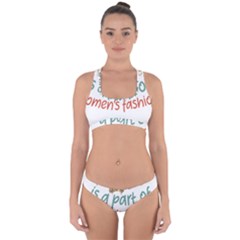 Women Empowerment Inspiring Quote Femin T- Shirt Women Empowerment Inspiring Quote Feminist Tee For Cross Back Hipster Bikini Set