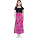 Background Pattern Texture Design Kids  Flared Maxi Skirt View1