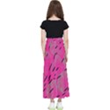 Background Pattern Texture Design Kids  Flared Maxi Skirt View2