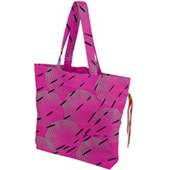 Background Pattern Texture Design Drawstring Tote Bag