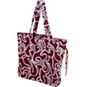 Berry Swirls Drawstring Tote Bag View1