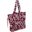 Berry Swirls Drawstring Tote Bag View2