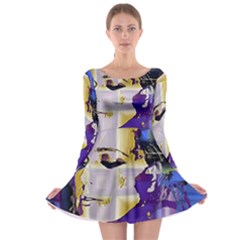 Stress Box Long Sleeve Skater Dress