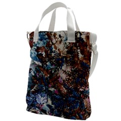 Brown Leaves Canvas Messenger Bag