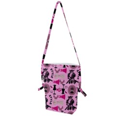 Fashion Girl Newyork Bts Nft Folding Shoulder Bag