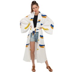 Abstract Paint Pattern T- Shirt Abstract Paint Pattern T- Shirt Maxi Kimono