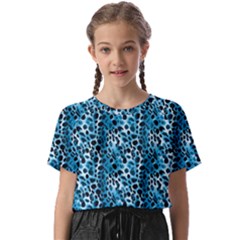 Blue Leopard Kids  Basic Tee