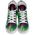 Aurora Borealis Northern Lights Nature Women s Hi-Top Skate Sneakers View1