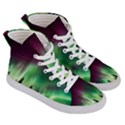 Aurora Borealis Northern Lights Nature Women s Hi-Top Skate Sneakers View3