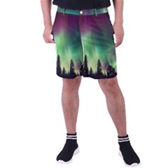 Aurora Borealis Northern Lights Nature Men s Pocket Shorts