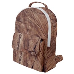 Brown Close Up Hd Wallpaper Surface Flap Pocket Backpack (small) by artworkshop