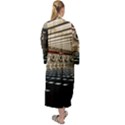 Dark tunnels within a tunnel Maxi Velour Kimono View2