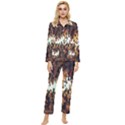 Art Installation Science Museum London Womens  Long Sleeve Velvet Pocket Pajamas Set View1