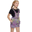 Abstract intarsio Kids  Short Overalls View3
