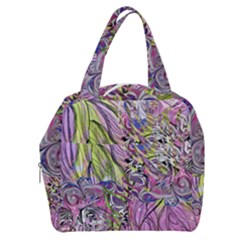 Abstract Intarsio Boxy Hand Bag