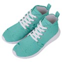 Teal Brick Texture Women s Lightweight High Top Sneakers View2