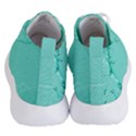 Teal Brick Texture Women s Lightweight High Top Sneakers View4