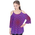 Geometric Pattern-line Art Flutter Tees View1
