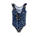 Rosette Mandala Ornament Wallpaper Kids  Frill Swimsuit View2